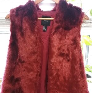 Faux fur jacket